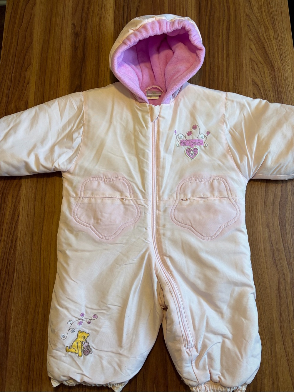Vintage Disney 12M Light Pink Winnie the Pooh Bunting